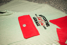 Bowler Button Down Shirt - Pinstripe Green SHIP 6/15