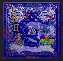 1804 HAITI 🇭🇹 BANDANA - 33x34