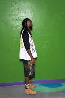 MG RAGLAN S/S TEE BLK 'THROW ME SUM B*TCH'