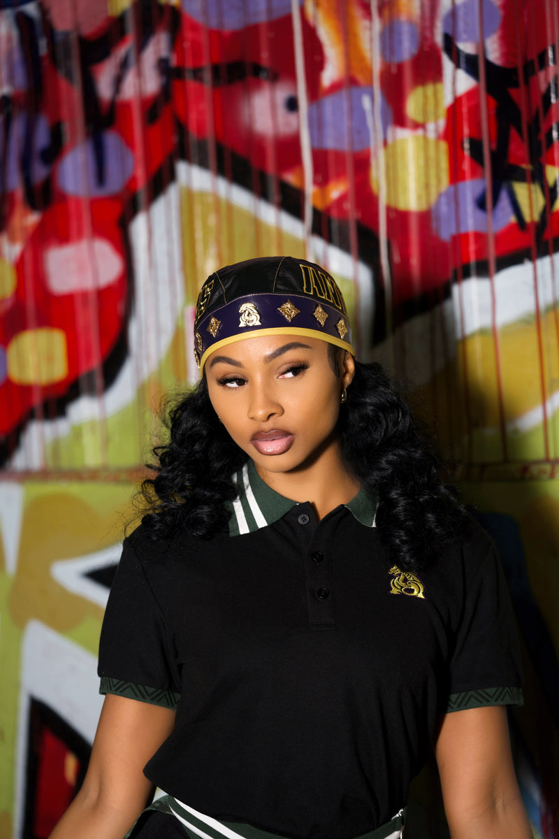 MG 'BLACKOUT' STUDDED BIKER CAP