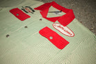 Bowler Button Down Shirt - Pinstripe Green SHIP 6/15