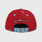 ANTOXTMS Distressed Adjustable Cap – Red & Sky Blue