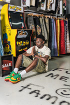 'Antoworld Collage' S/S Vintage Cut Shirt - CRM