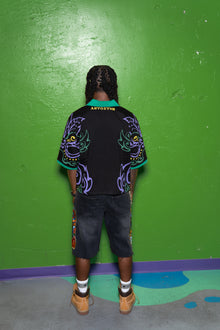 MG 'LIGHTSOUT' BLK DROP SHOULDER POLO