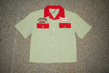 Bowler Button Down Shirt - Pinstripe Green SHIP 6/15