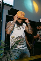 SLEEVELESS HERITAGE TEE 'CREAM'