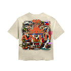 'Antoworld Collage' S/S Vintage Cut Shirt - CRM