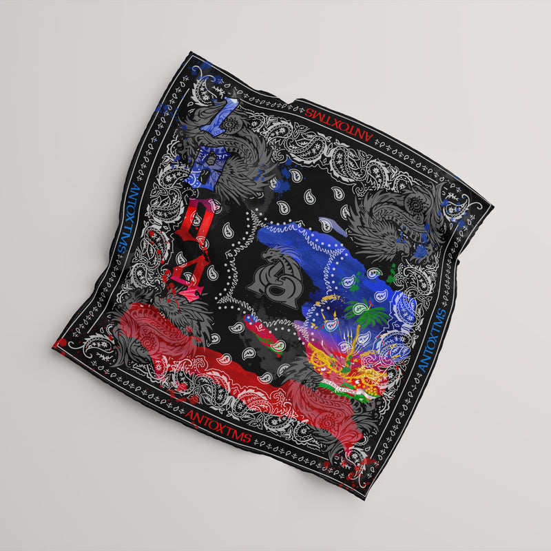 1804 HAITI 🇭🇹 BANDANA - 33x34