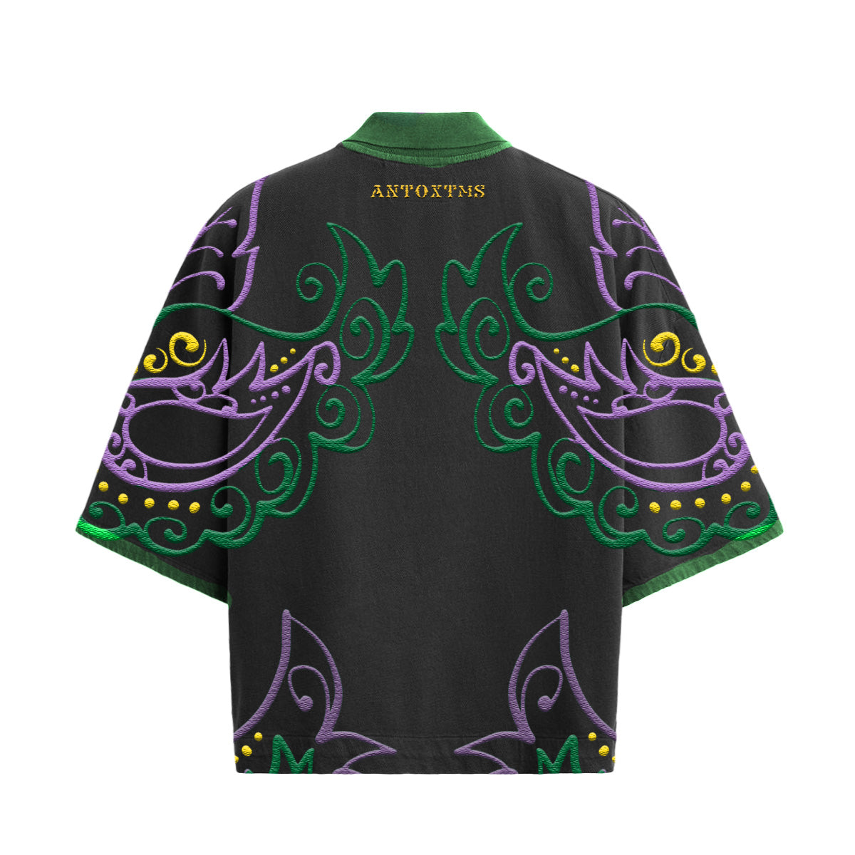 MG 'LIGHTSOUT' BLK DROP SHOULDER POLO