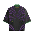 MG 'MASKED' BLK DROP SHOULDER POLO