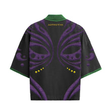 MG 'MASKED' BLK DROP SHOULDER POLO