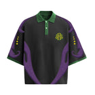 MG 'MASKED' BLK DROP SHOULDER POLO