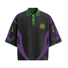 MG 'MASKED' BLK DROP SHOULDER POLO
