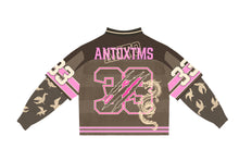 DOUBLE L/S FOOTBALL MESH JERSEY (BROWN/PINK)