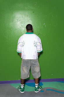 MG 'LIGHTSOUT' WHITE DROP SHOULDER POLO