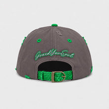 ANTOXTMS Distressed Adjustable Cap – Gray & Green
