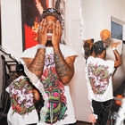 Rhinestone 'Anto 1975' Sleeveless Shirt - WHITE