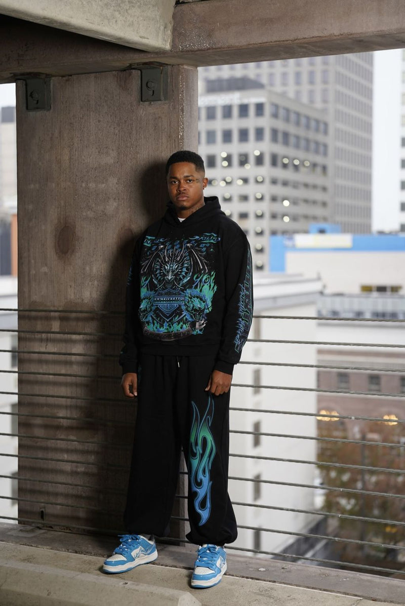 FLAME RACE SERIES 🔥🏍️ ( BLUE)