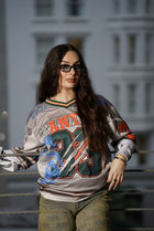 DOUBLE L/S FOOTBALL MESH JERSEY (NUDE/GREEN)