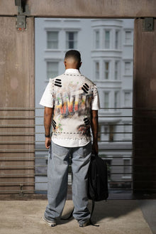 DISTRESSED BEAST KNITTED VEST 'GREY'