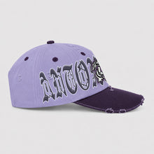 ANTOXTMS Distressed Adjustable Cap – Lavender & Purple