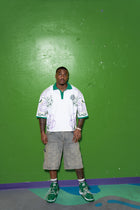 MG 'LIGHTSOUT' WHITE DROP SHOULDER POLO