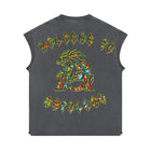 Mosaic 'ANTOWORLD' Sleeveless Shirt - GREY