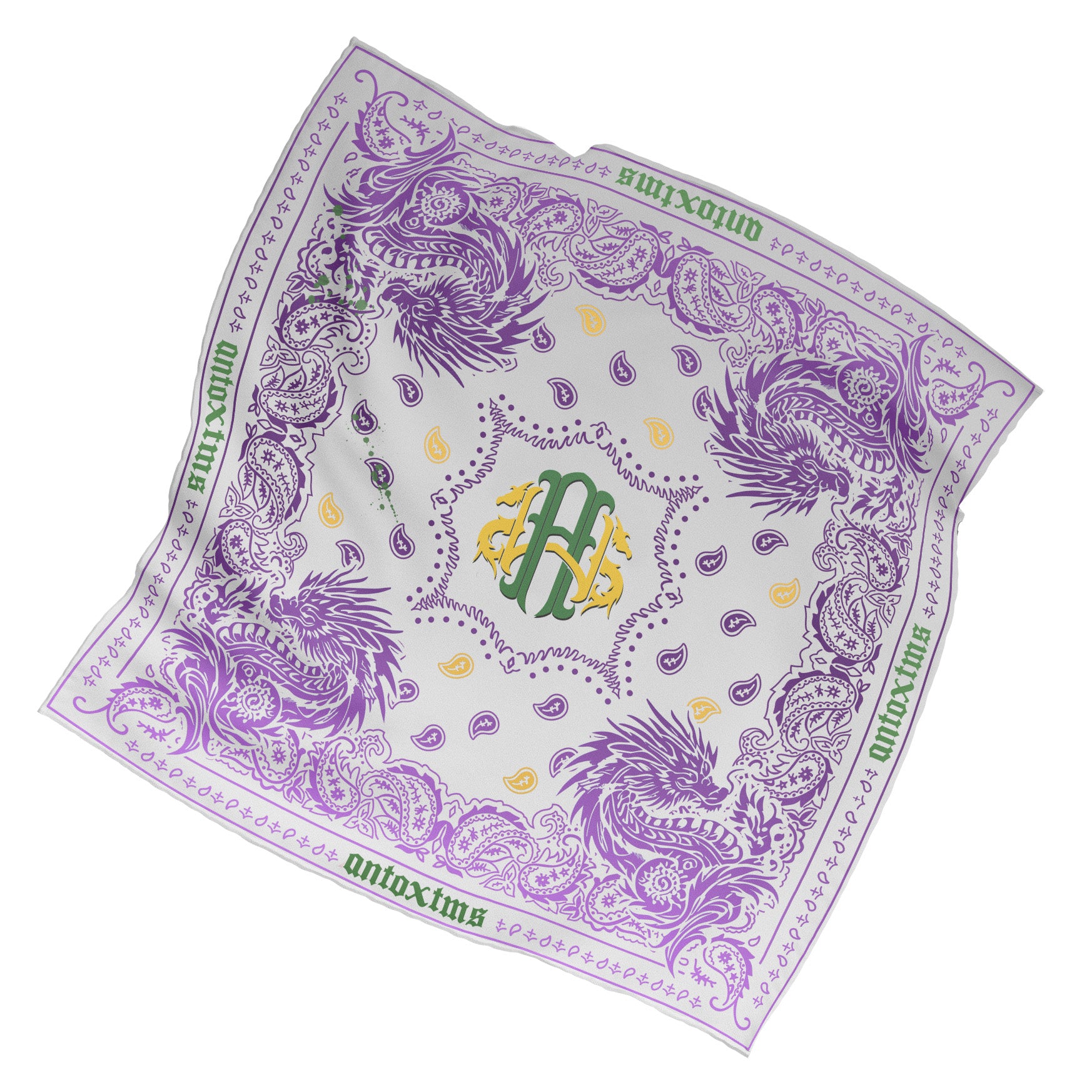 MG PAISLEY BANDANA 'WHITE'