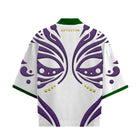 MG 'MASKED' WHITE DROP SHOULDER POLO