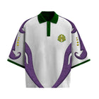 MG 'MASKED' WHITE DROP SHOULDER POLO