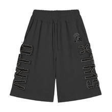 ANTOXTMS black rhinestone shorts