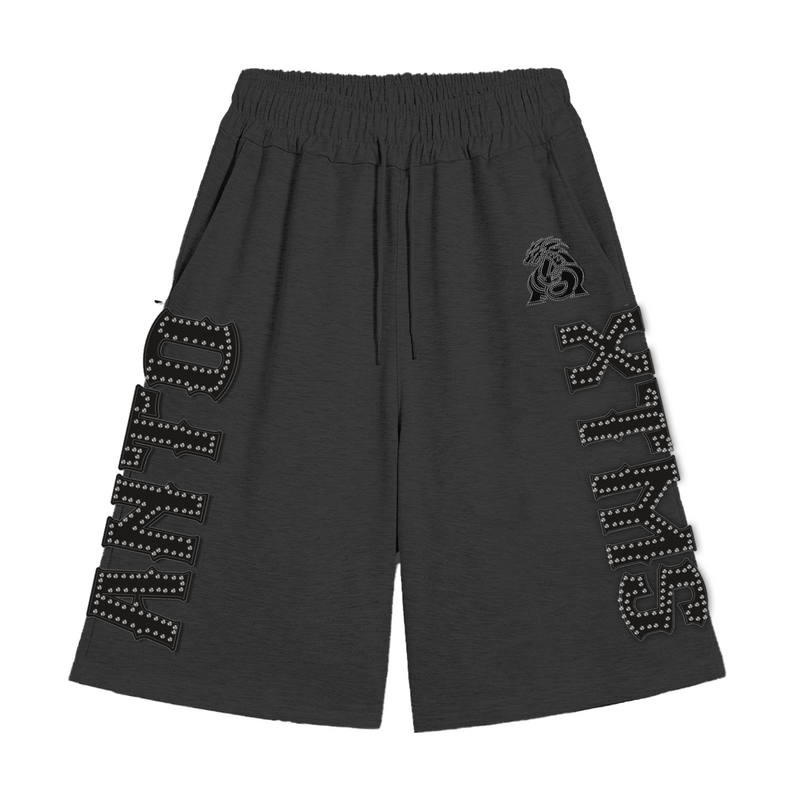 ANTOXTMS black rhinestone shorts