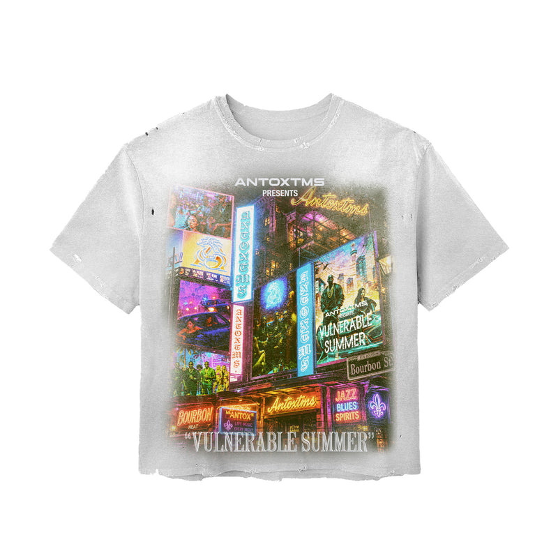 White tee front